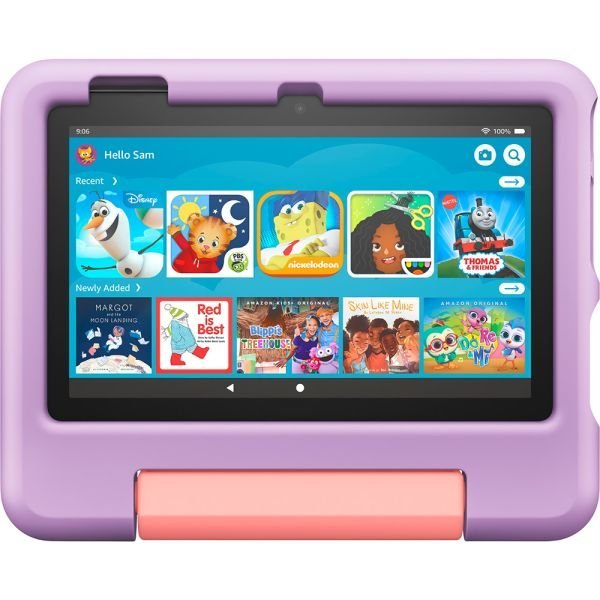 Tablet Amazon Fire 7 Kids Edition 12° Gen 7'' Wifi 16 GB - Lila