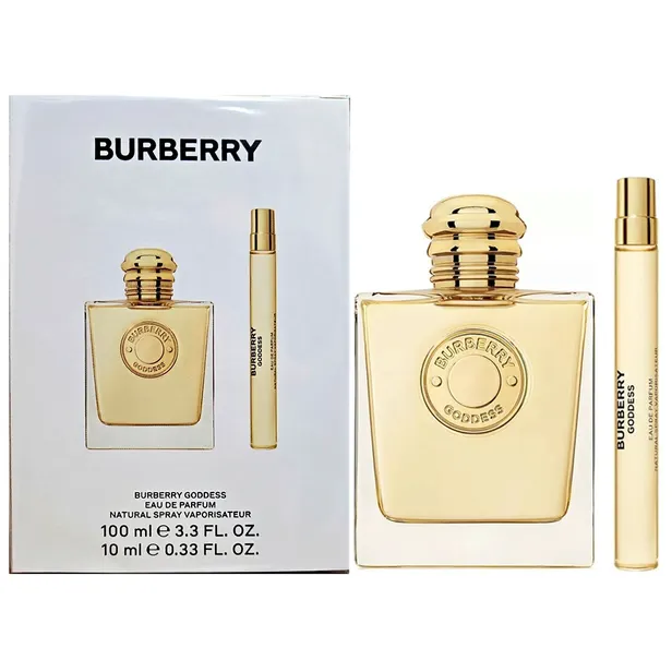 PERFUME BURBERRY GODDES KIT 2PCS F 100ML EDP+ 10ML